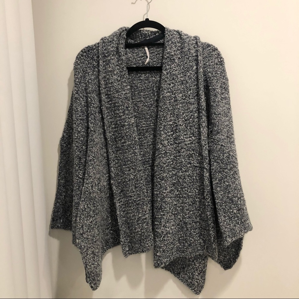 Free People BFF Cardigan Navy Combo NWT XS - Picture 5 of 10